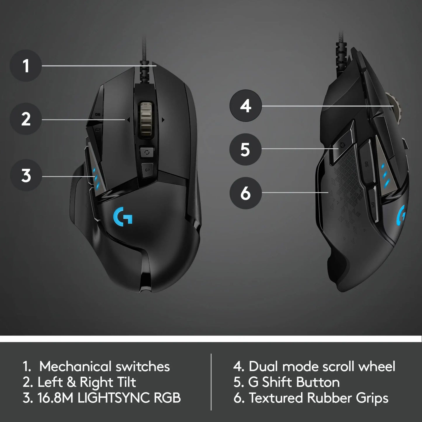 Mouse da Gioco Avanzato G502 HERO™